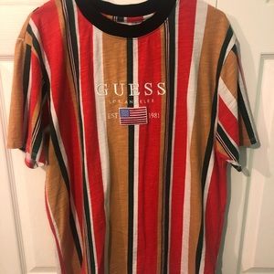 Mens Large Guess Shirt Rare Color Wave!